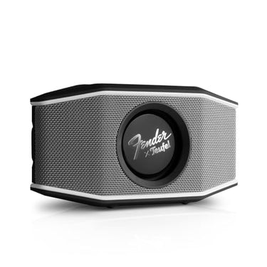Fender x Teufel ROCKSTER GO 2 Bluetooth Speaker - Tragbarer Lautsprecher für draußen, mit Langer Akkulaufzeit (28 h), Wasserdicht IP67, Wireless Musikstreaming, USB Soundcard, Outdoor - Steel Black im Sale